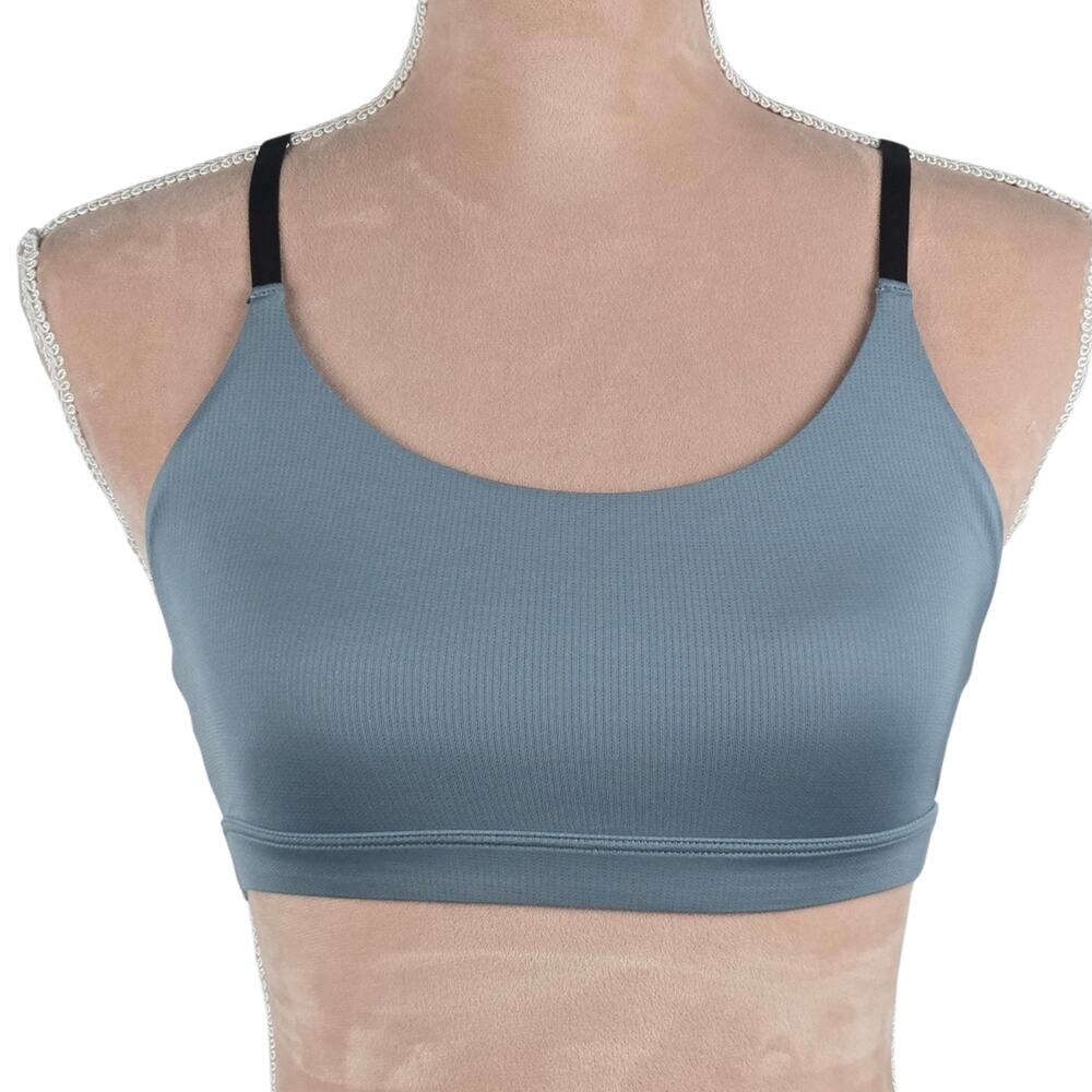 MeUndies Breathe Racerback Bralette Grey-Green Size Small